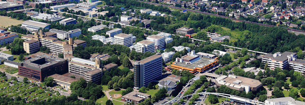 Luftaufnahme vom Campus Nord